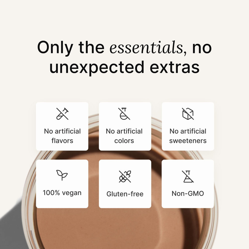 Huel Ready-to-Drink Vanilla ingredients closeup shows real wholefood-sourced ingredients