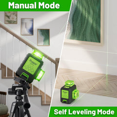 Huepar 47-inch tripod extended for stable setup