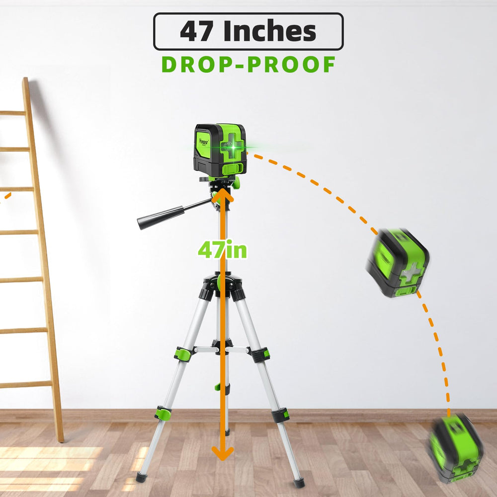 Huepar M-9011G compact rugged design travels easily between jobs
