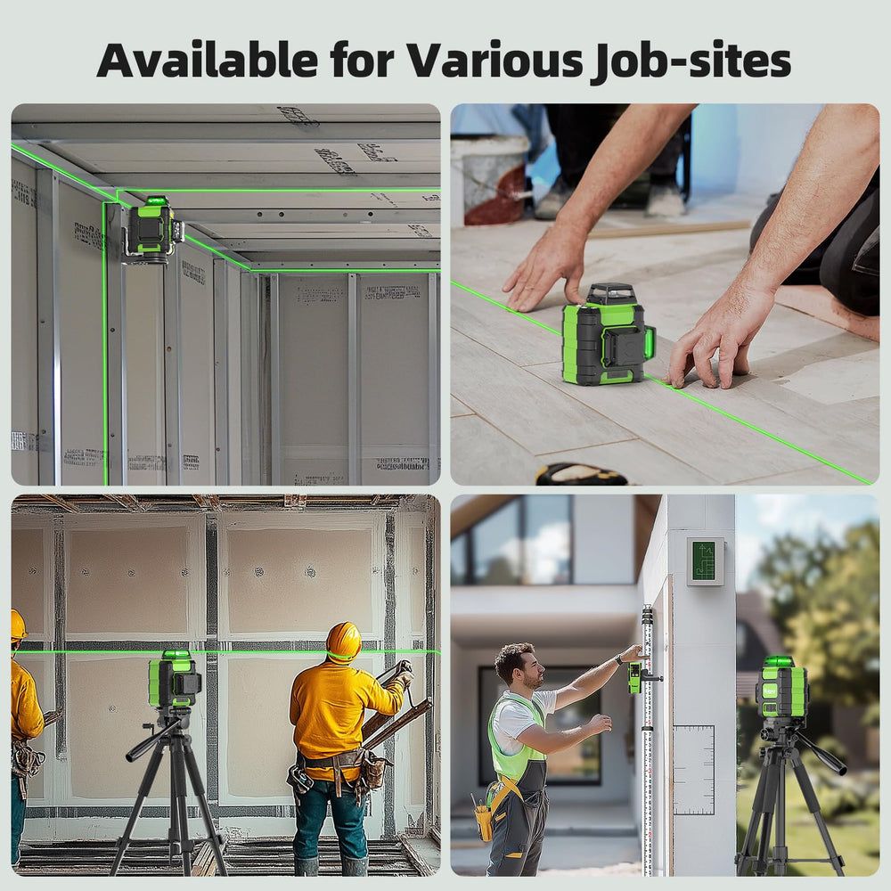 Huepar laser level hard carry case protects tools on the go.