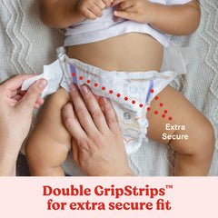 Huggies Little Movers DryTouch liner quickly absorbs moisture for dry skin.
