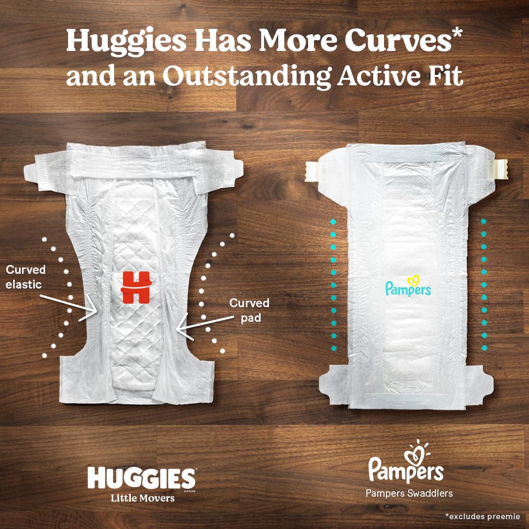 Huggies Little Movers fragrance-free and parabens-free for sensitive skin.