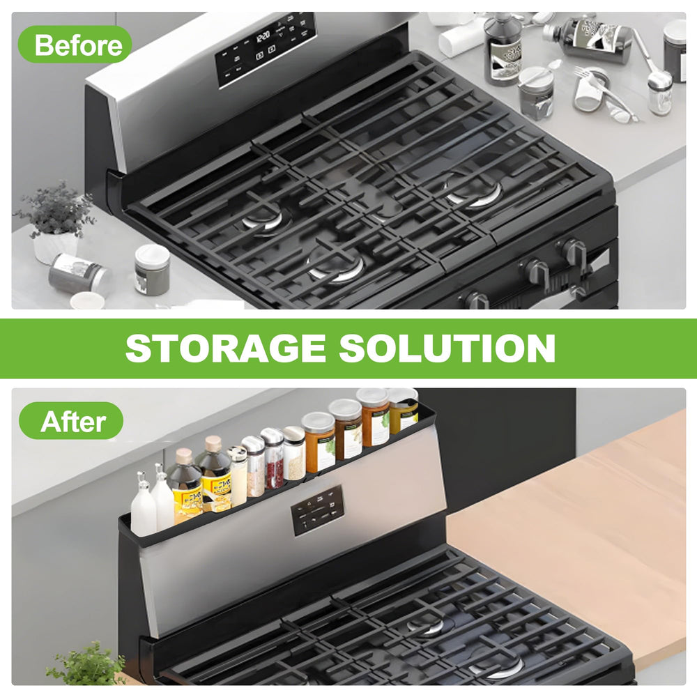 Anti-slip edges secure items and prevent tipping during cooking with Hugro Tarfive.