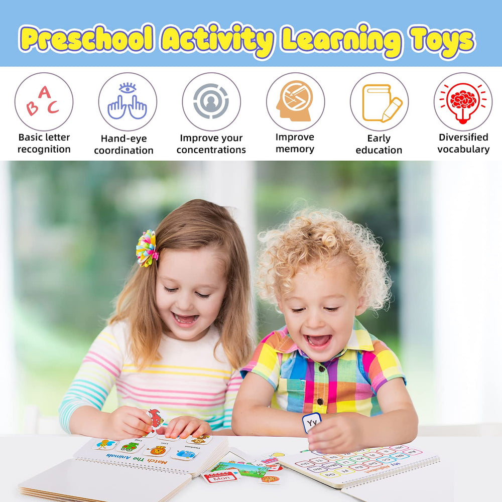 Huijing Busy Book safety-certified with rounded edges for safer play