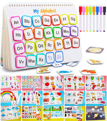 Huijing Montessori Busy Book cover promotes tactile early learning for toddlers