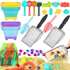 Huitem collapsible beach bucket for easy packing and sharing on trips.