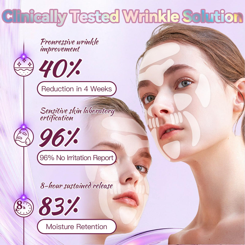HULEIWA nose-mouth area patches smooth mid-face wrinkles for balance.