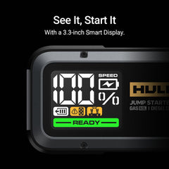 Hulkman Alpha85 DC and USB outputs keep devices powered on the go.