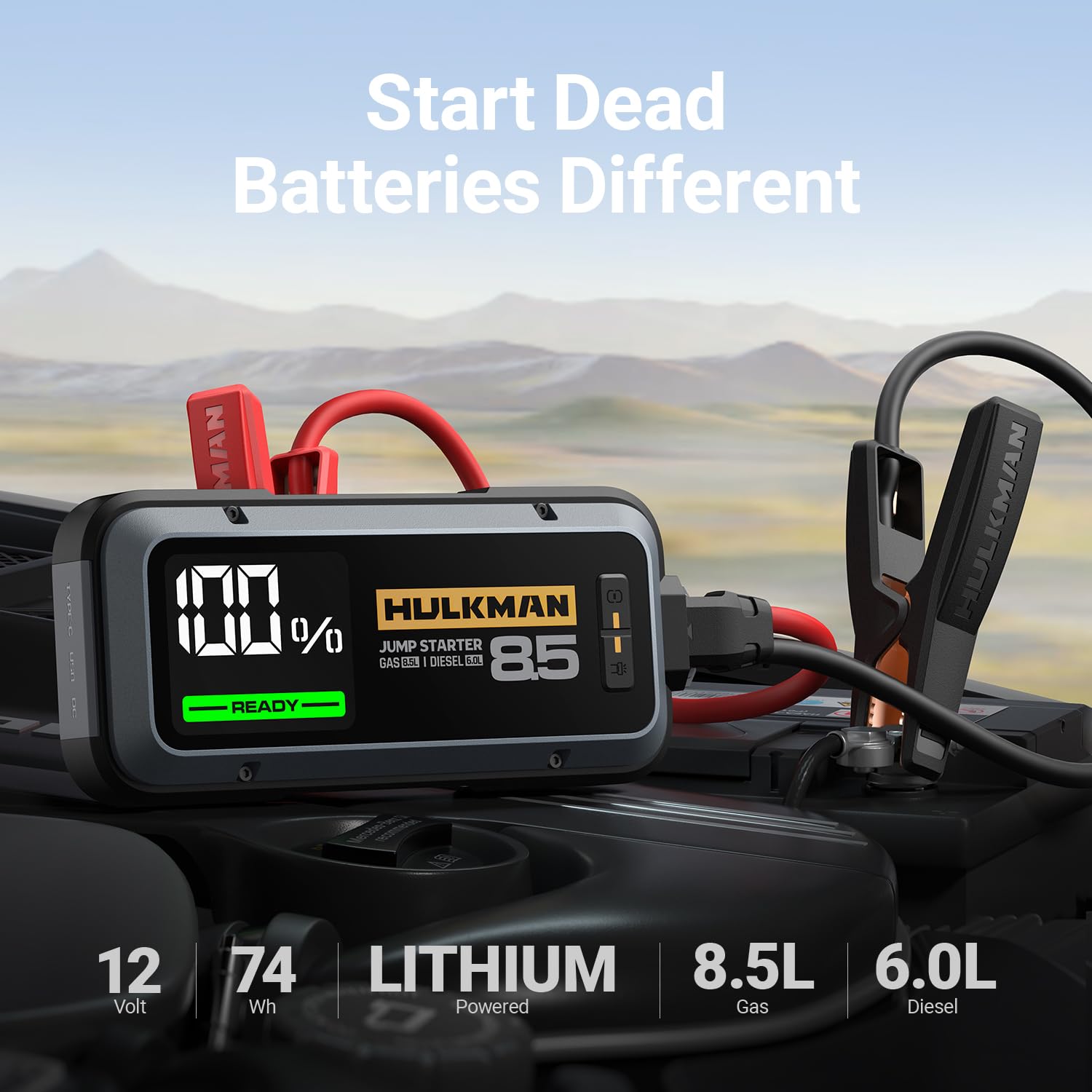 Hulkman Alpha85 2000A peak power for tough engine boosts