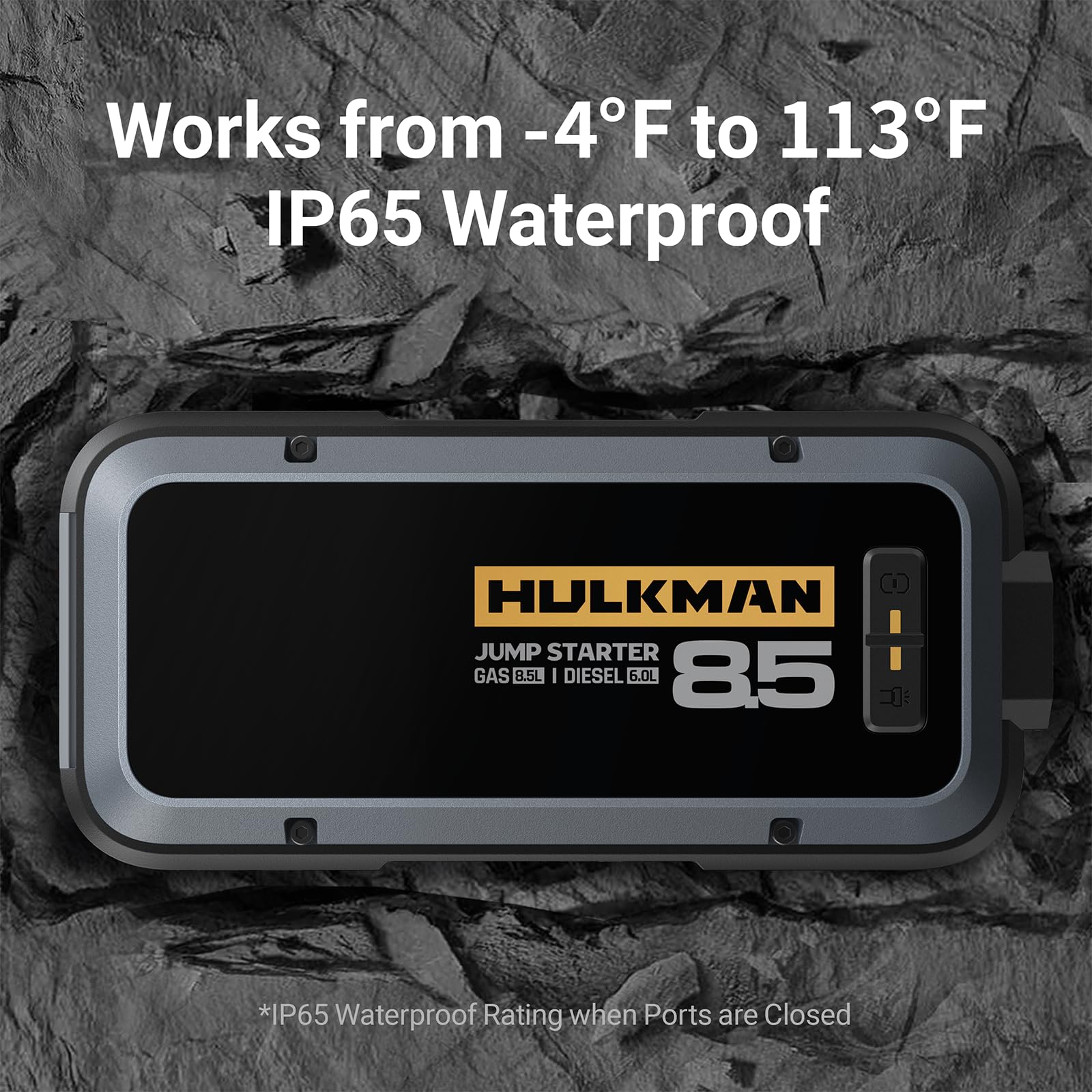 Hulkman Alpha85 safety system with 10 layers protects during jumps