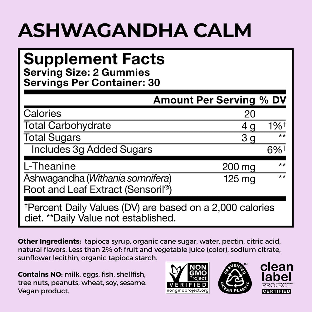 A person taking HUM Calm Ashwagandha Gummies for a daily routine.