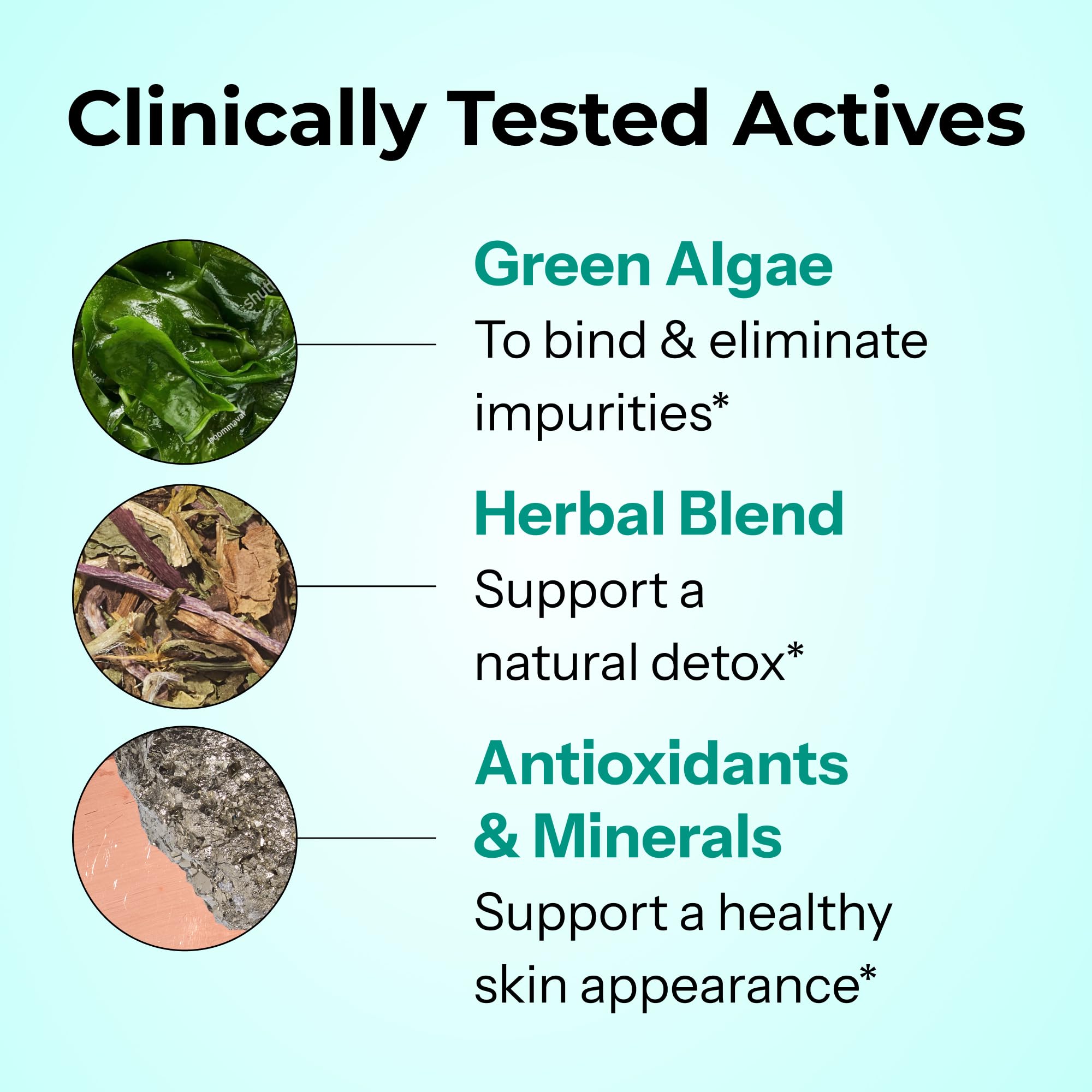 Hum Daily Cleanse organic algae detail emphasizes natural minerals for vitality