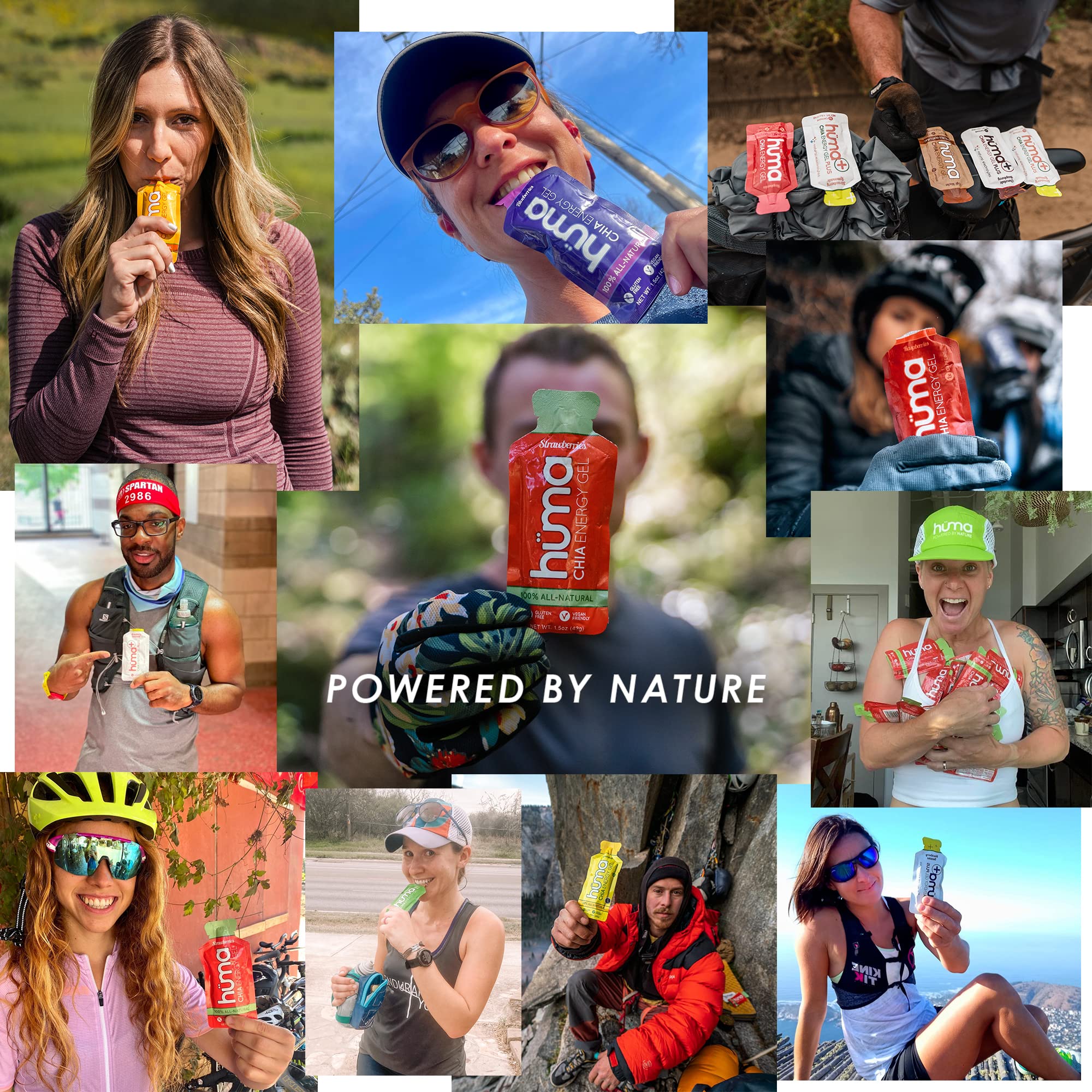 HÜMA Chia Energy Gel taste test emphasizes natural fruit flavors.
