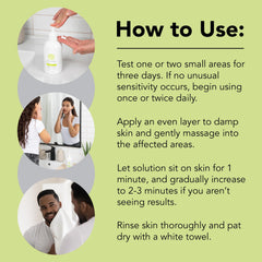 Humane benzoyl peroxide face wash back and body use demonstrates versatile cleansing