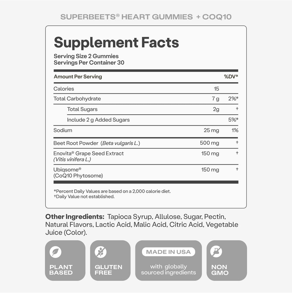 Humann SuperBeets foil pack image for convenient chewable format.