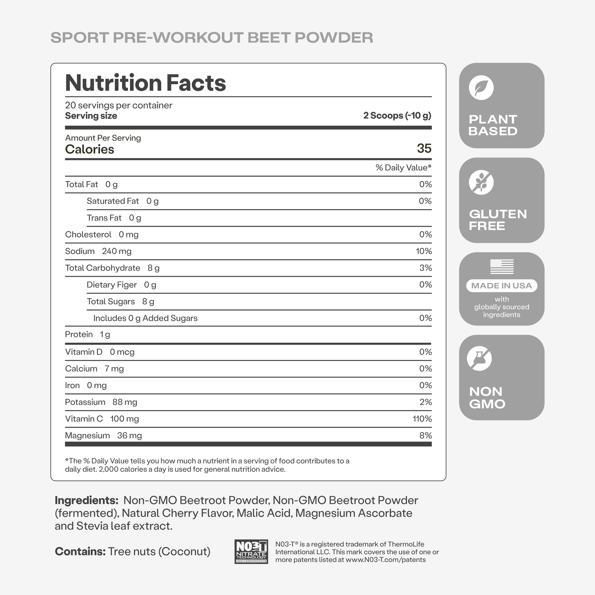 Humann SuperBeets Sport powder-dose depicting wild cherry flavor