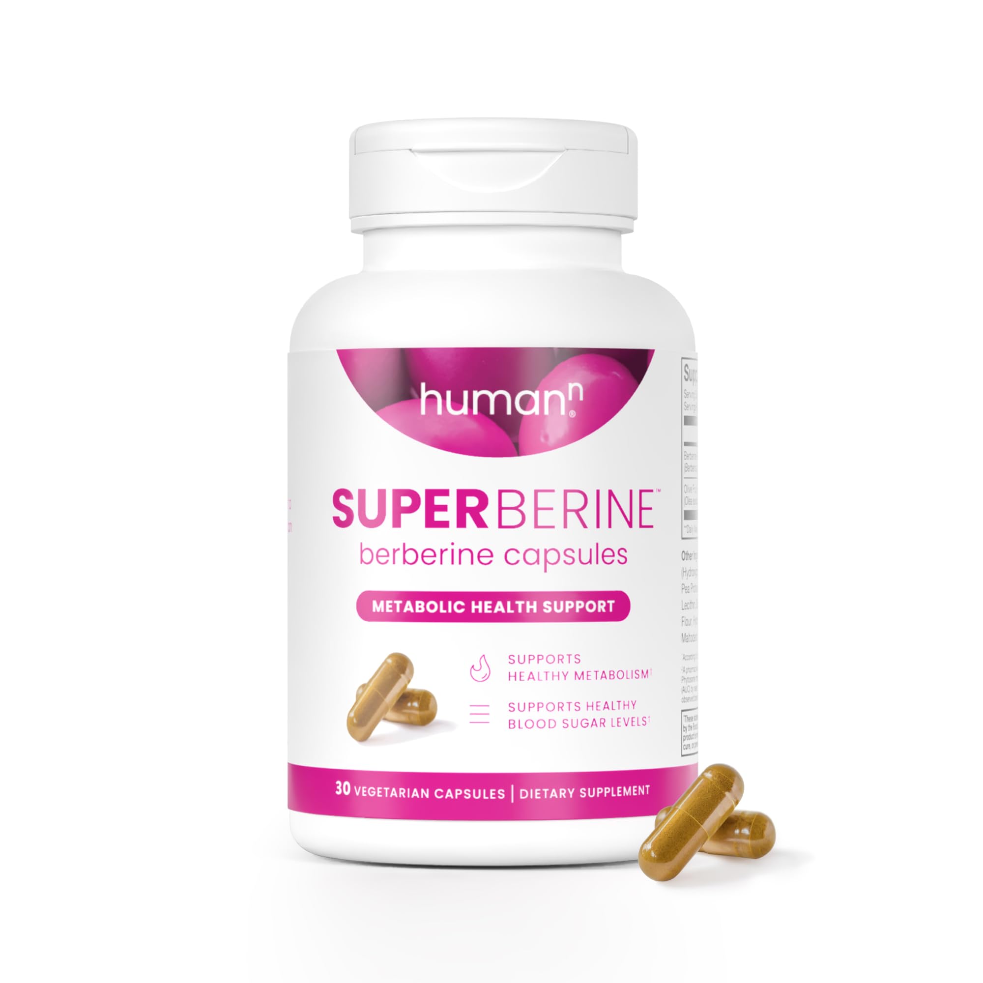 Humann SuperBerine berberine phytosome for enhanced absorption and metabolic support