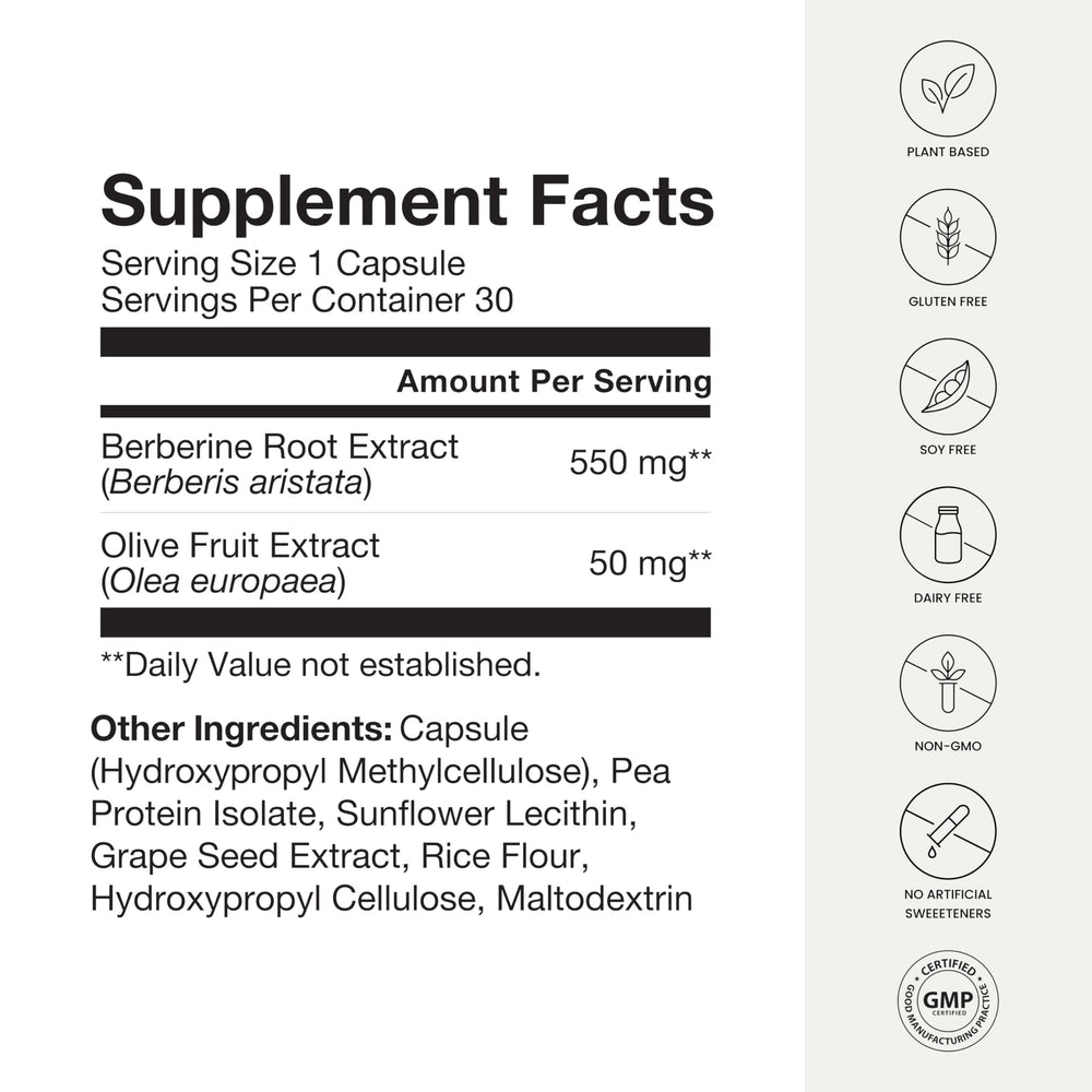 Humann SuperBerine non-GMO label signals purity and clean ingredients