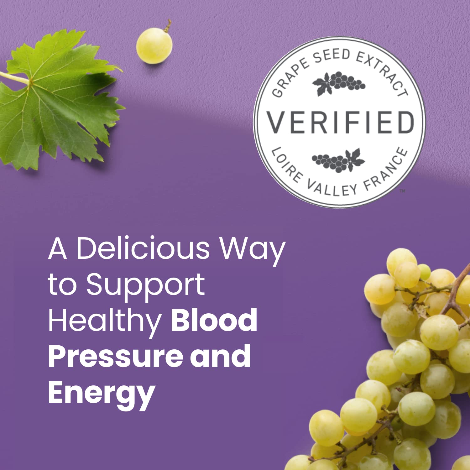 Humann SuperGrapes Chews packaging on shelf highlight