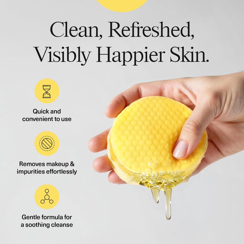 Humanroots smooth side provides calming nourishment after exfoliation.
