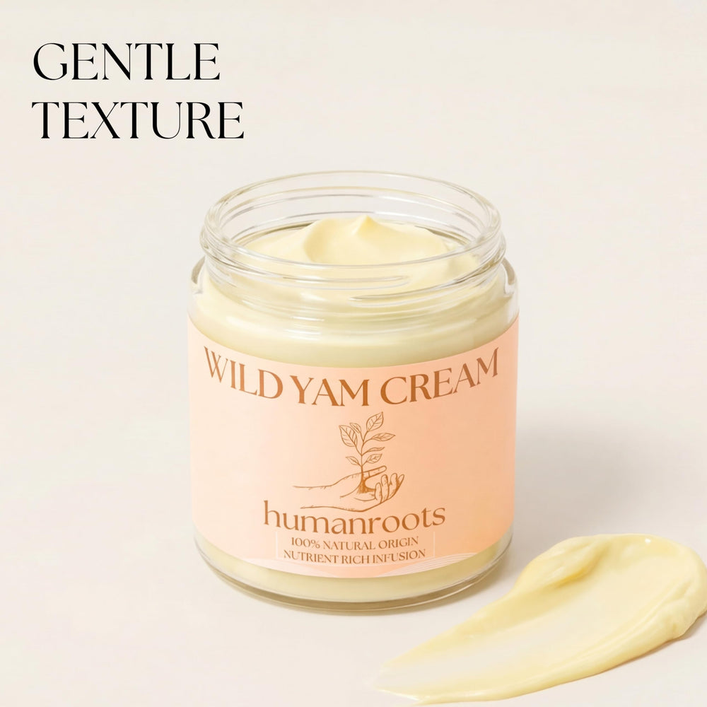 Humanroots Wild Yam Cream being handcrafted in Indiana with care