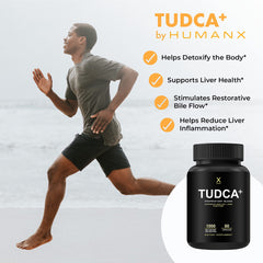 HUMANX TUDCA+ with pterostilbene showcases enhanced formula for holistic liver support.