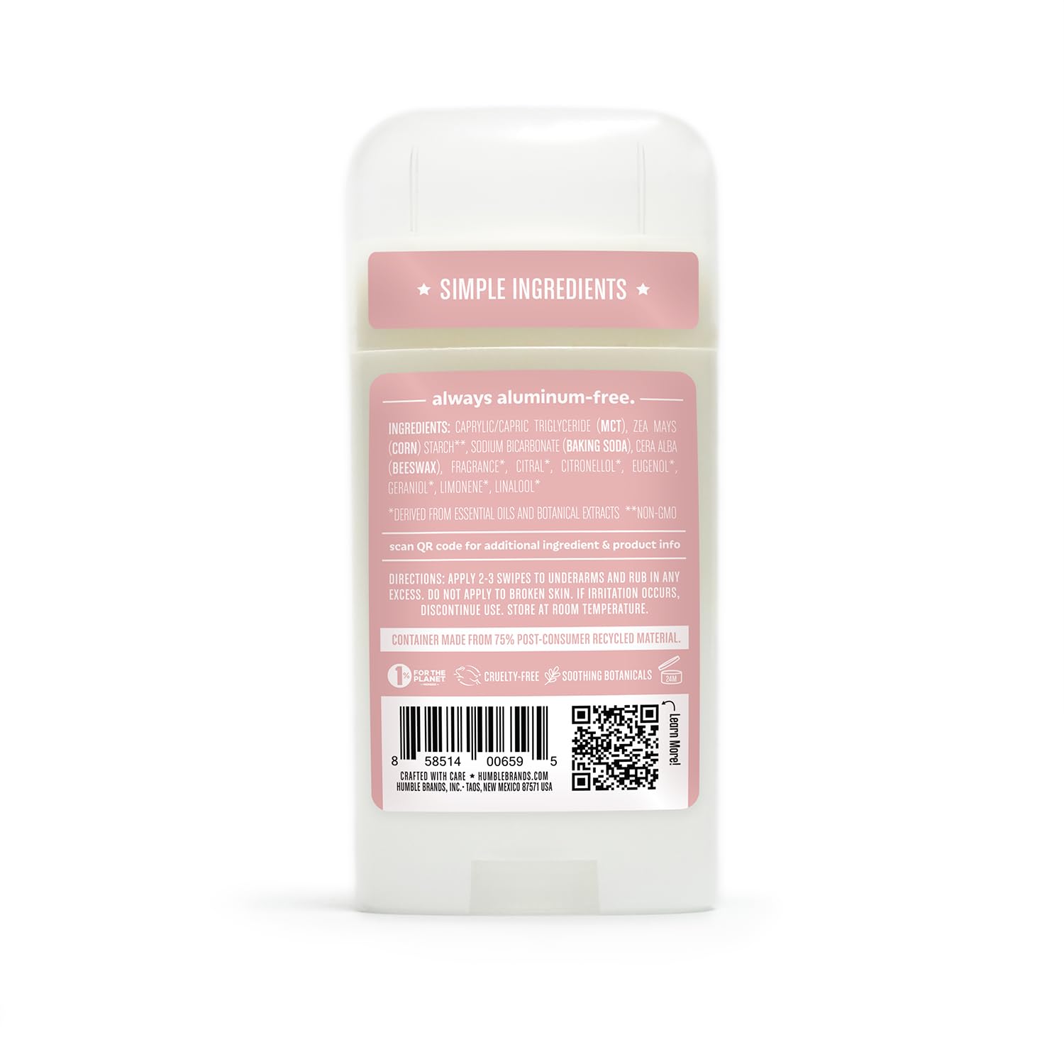 Essential oils and botanical extracts give a gentle, natural aroma.
