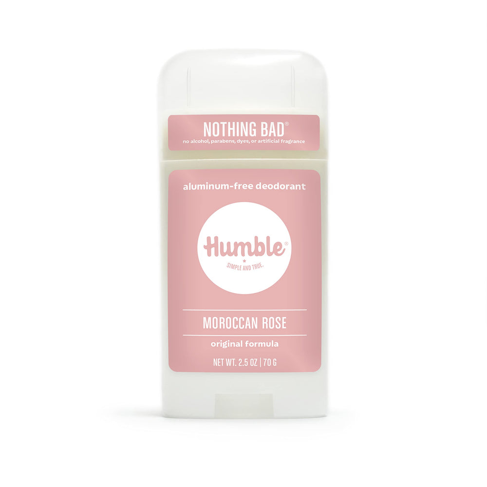 Humble Original Formula aluminum-free deodorant bottle offers long-lasting freshness