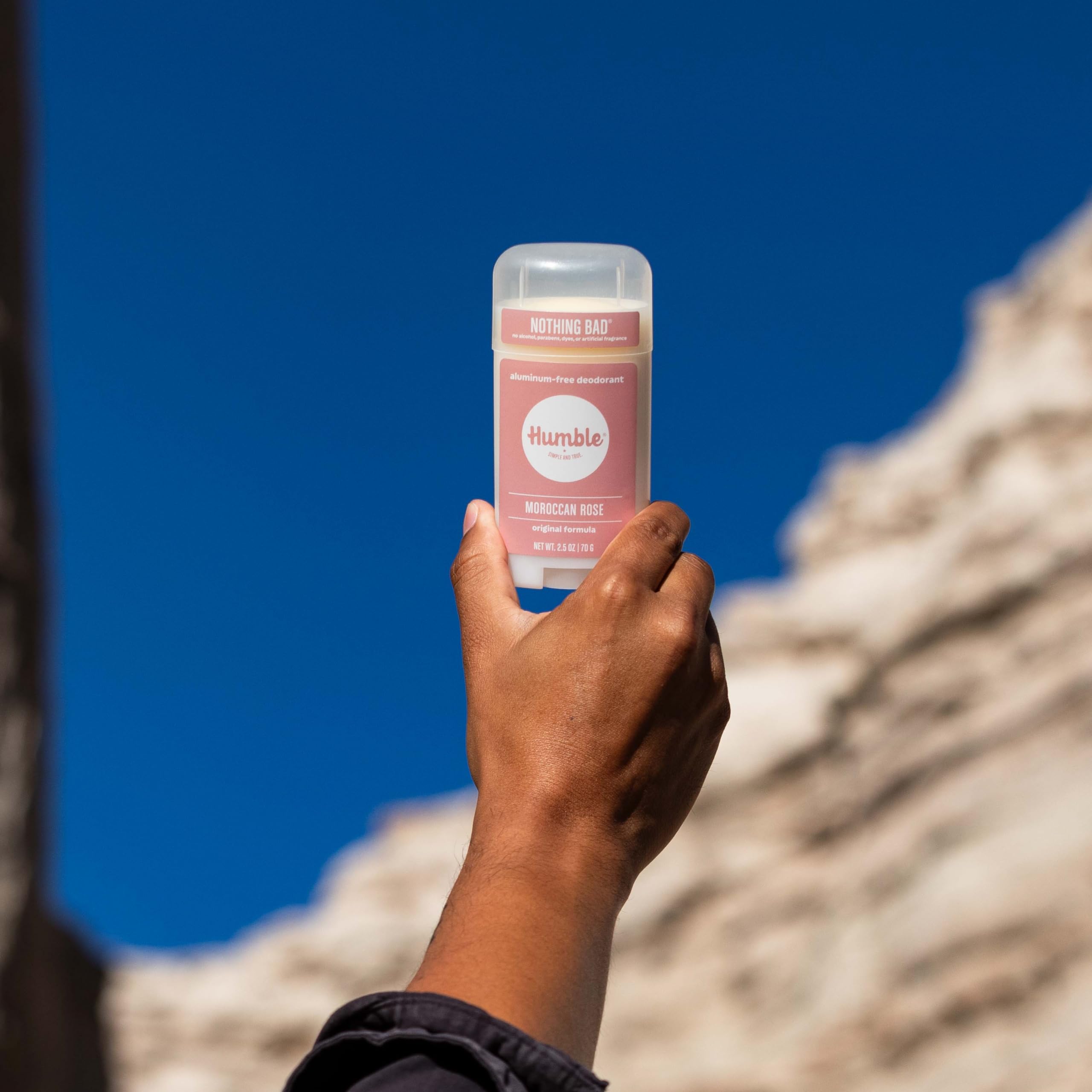 Leaping Bunny cruelty-free certification badge for Humble deodorant