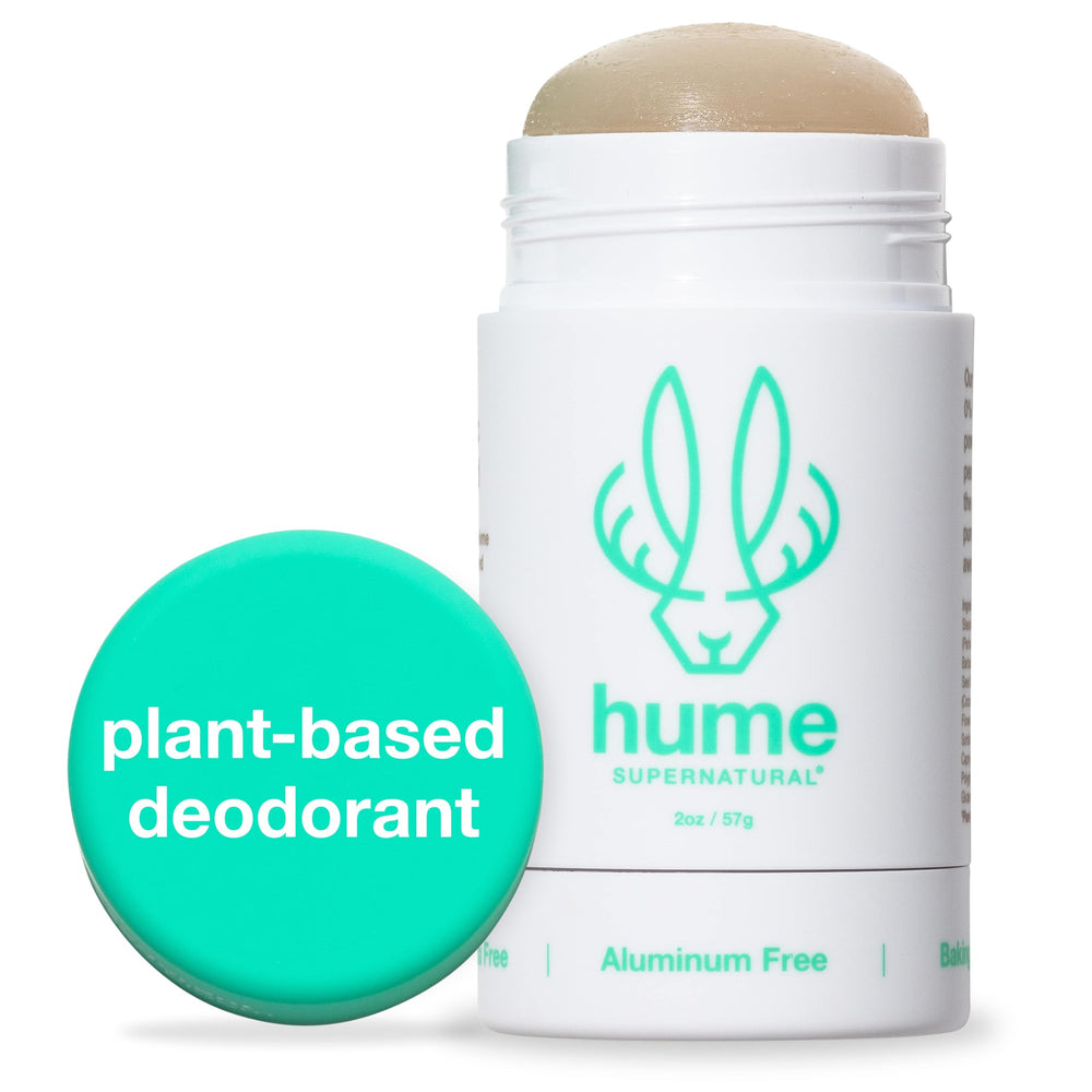 Hume Supernatural Desert Bloom roll-on application for quick-dry odor protection.