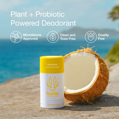 HUME SUPERNATURAL prickly pear cactus ingredients highlight plant-based care.