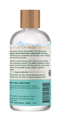Humphreys toner applied with cotton pad for gentle cleansing and refresh