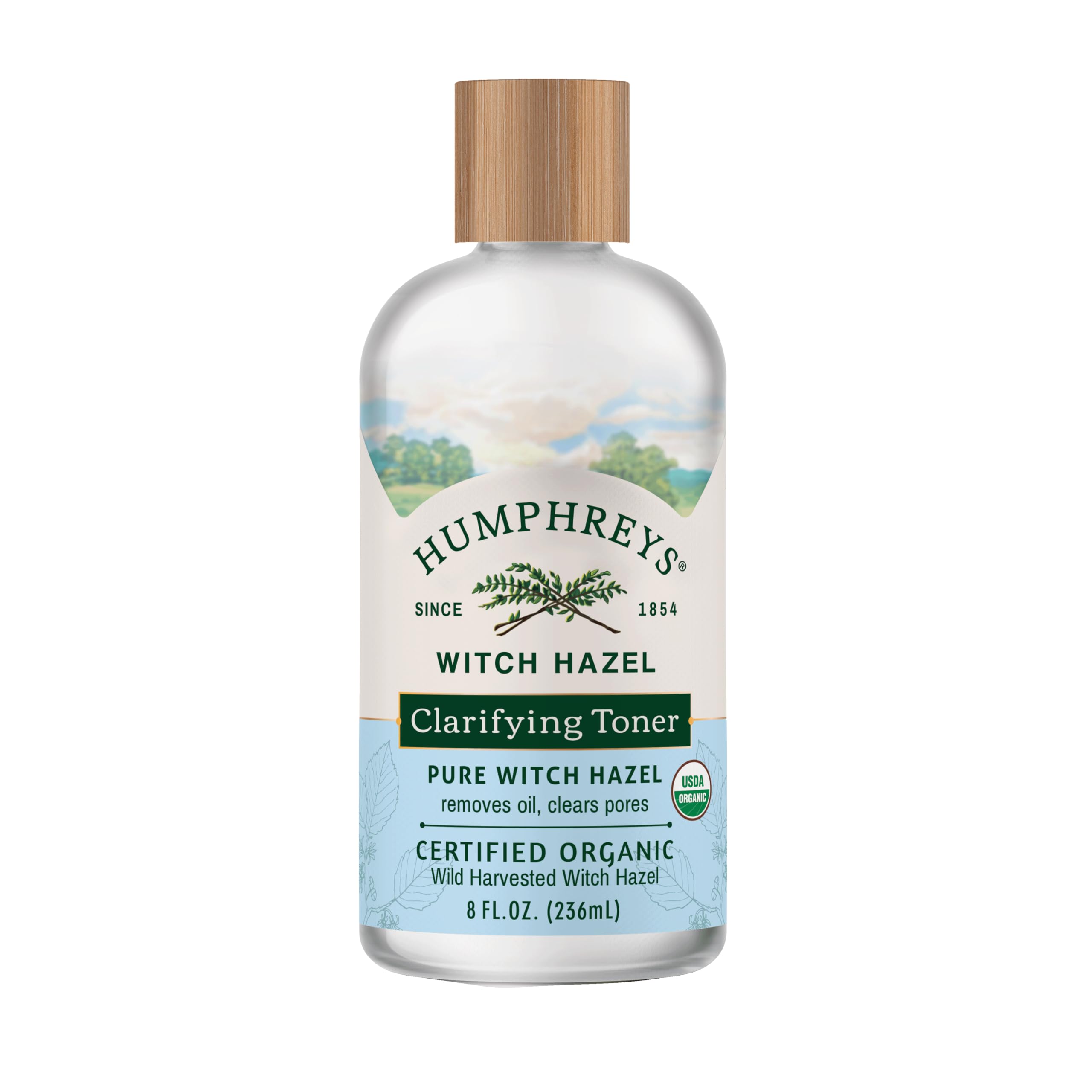 Humphreys Witch Hazel Toner bottle for daily refreshing use and oil balance