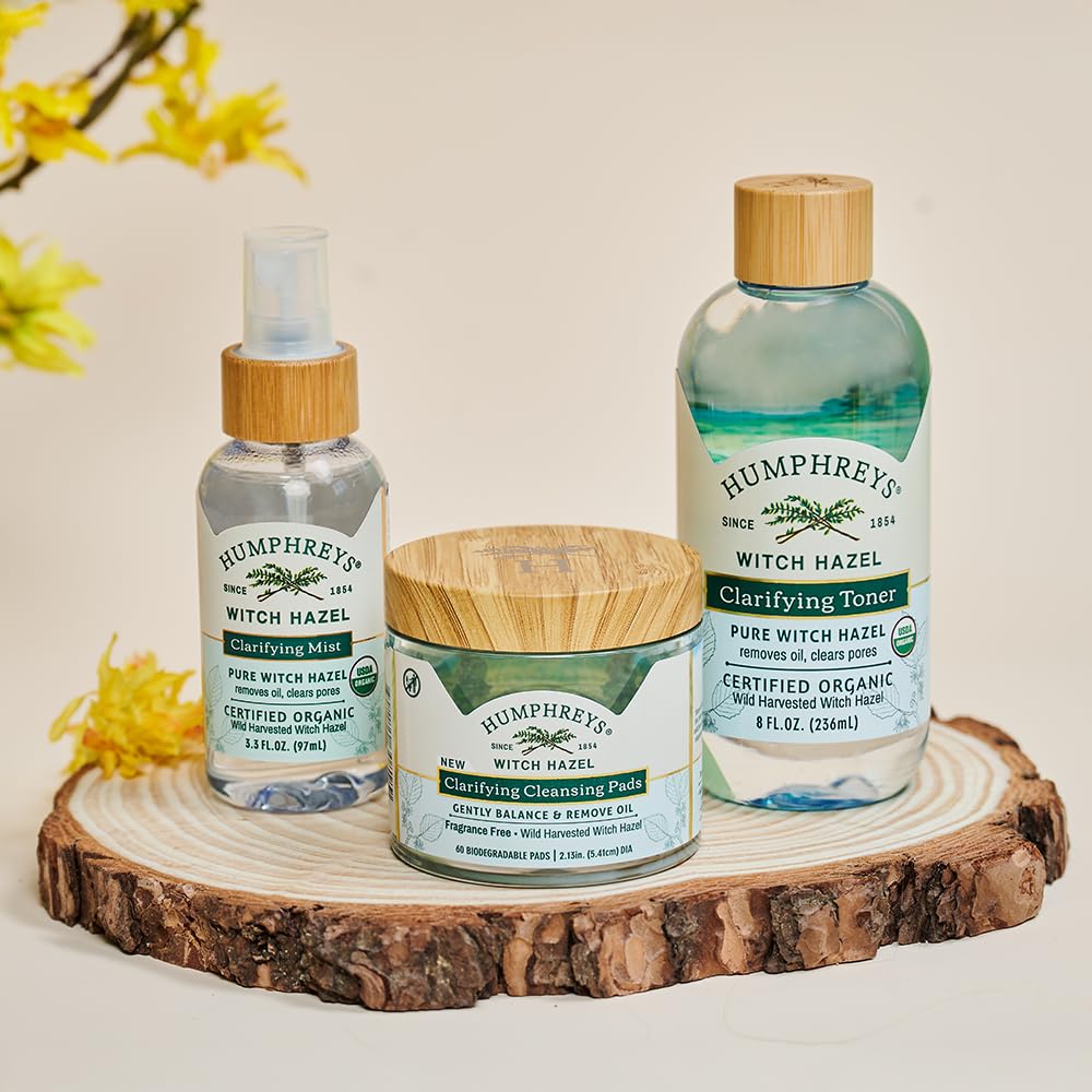 Humphreys Witch Hazel Toner integrated into a morning routine