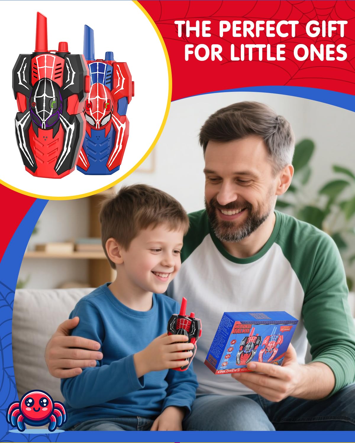 Humzo Spider Hero gift box presentation, ideal birthday or holiday surprise.