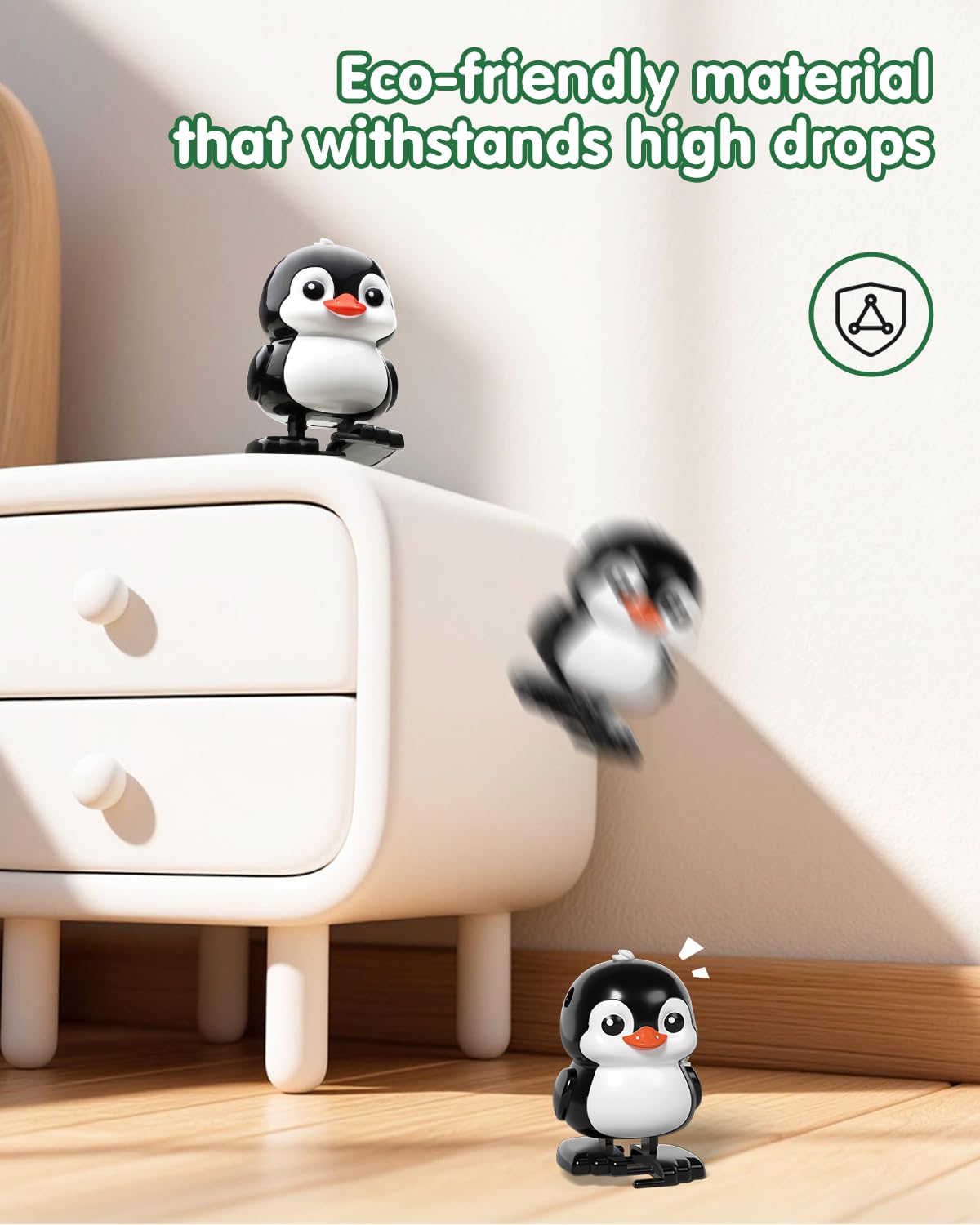 Humzo wind-up dino mechanism works battery-free for imaginative play.