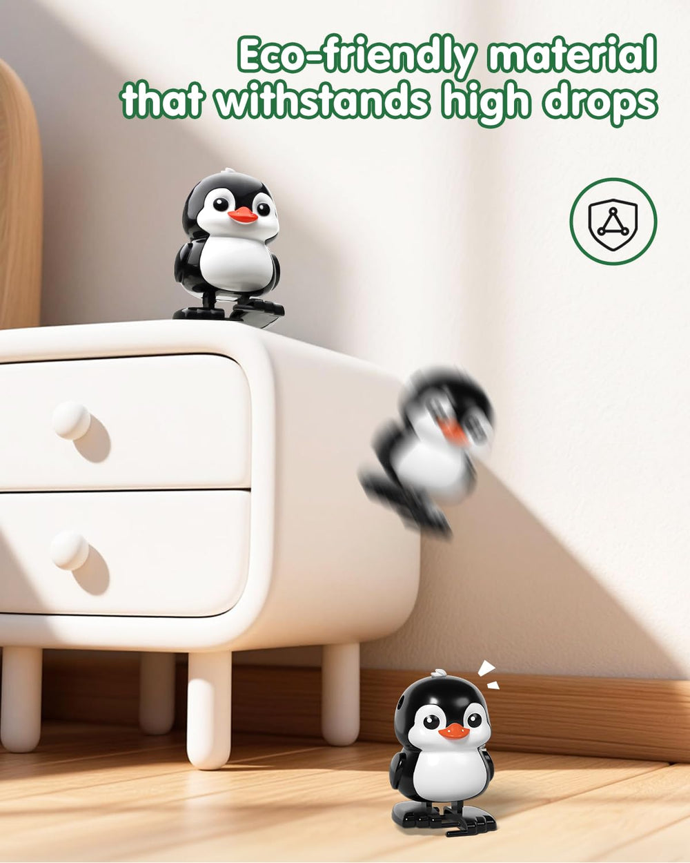 Humzo wind-up dino mechanism works battery-free for imaginative play.