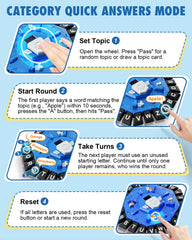 Humzo Word Game Master Category Mode with topics for quick answers.
