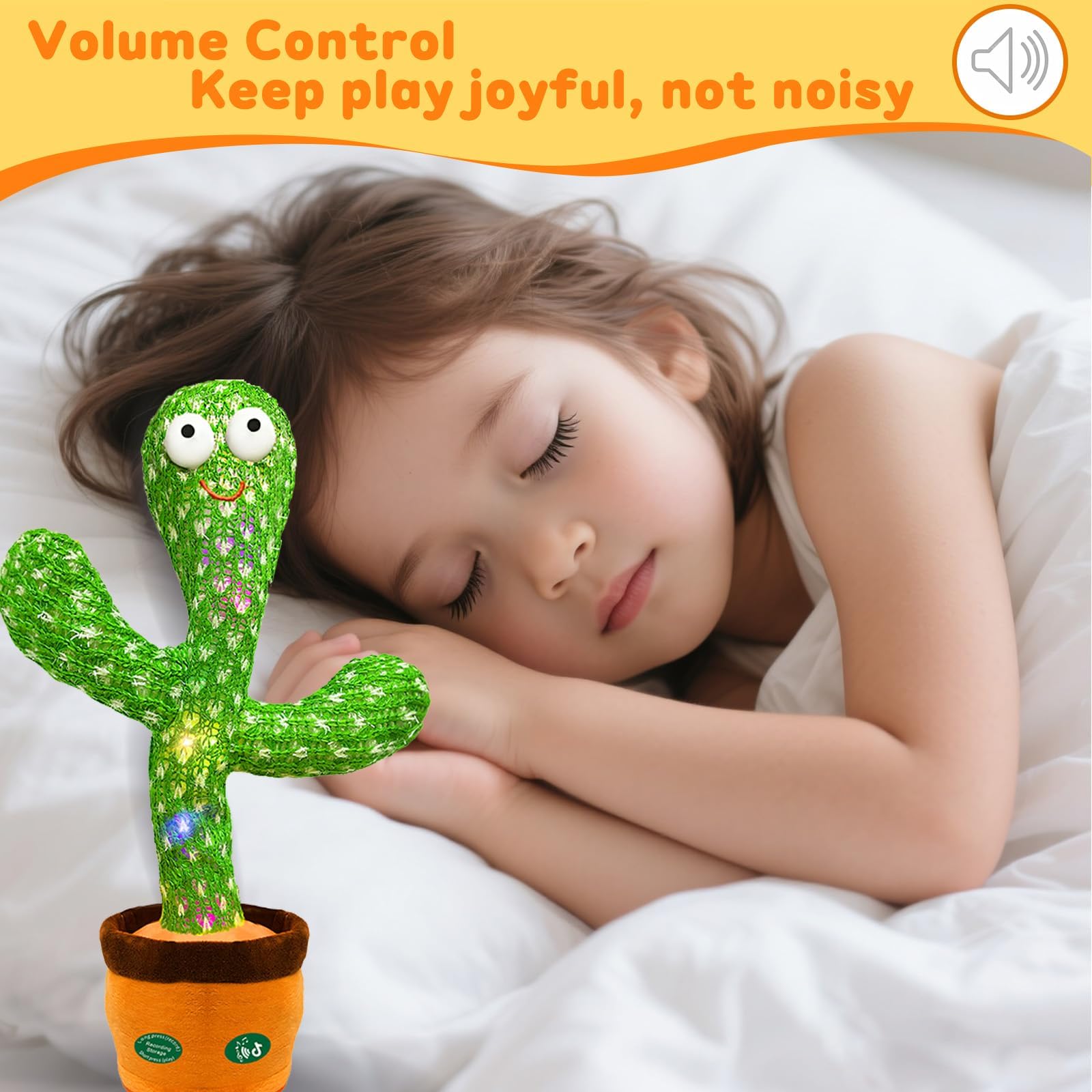 Hunfur cactus toy makes a playful gift for toddlers at holidays and birthdays.