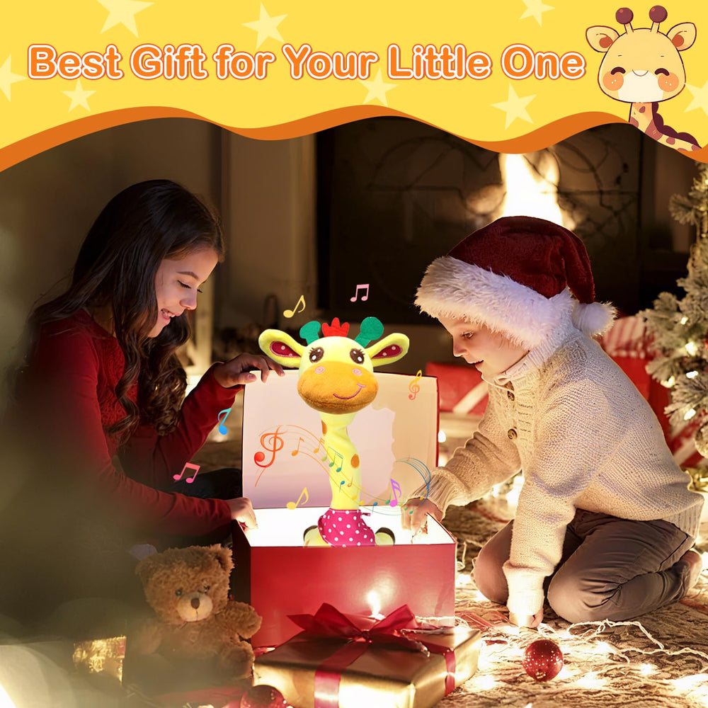 Hunfur talking giraffe makes a thoughtful gift for babies and toddlers.