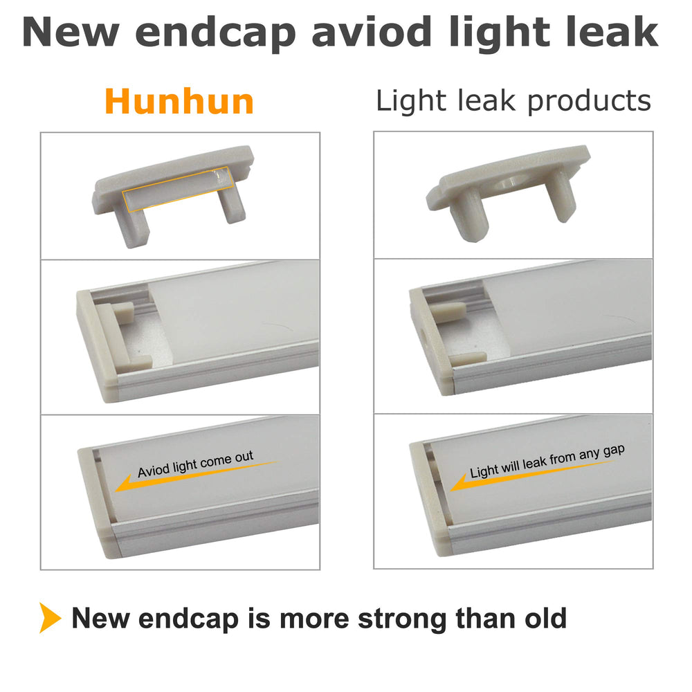 Hunhun mounting clips for quick installation.