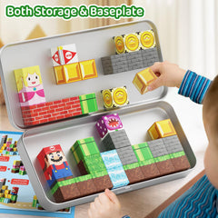 Hunloot magnetic cubes on a table enabling hands-on STEM play.