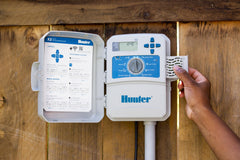 Hydrawise app scheduling highlights customizable watering programs for efficient yard care.