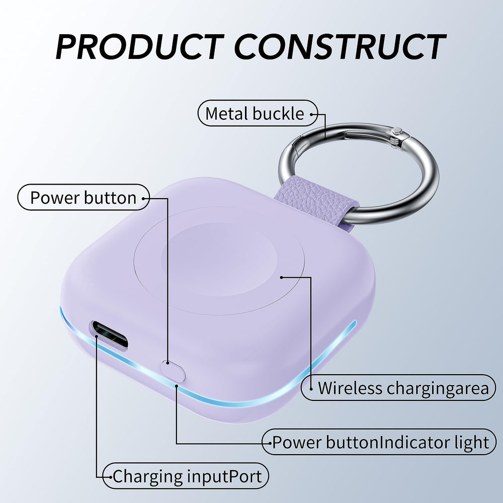 1200mAh power bank on the go for Apple Watch charging