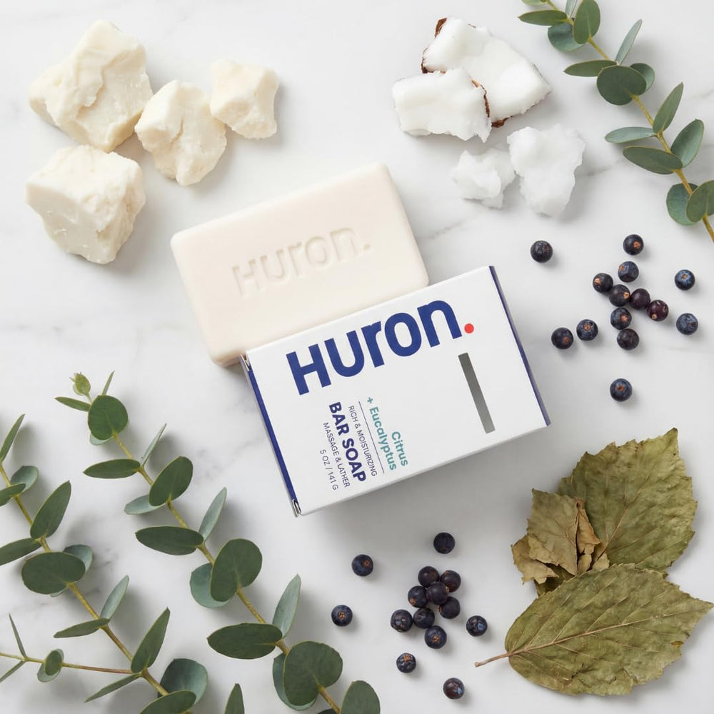 All-skin-types friendly Huron bar soap formula