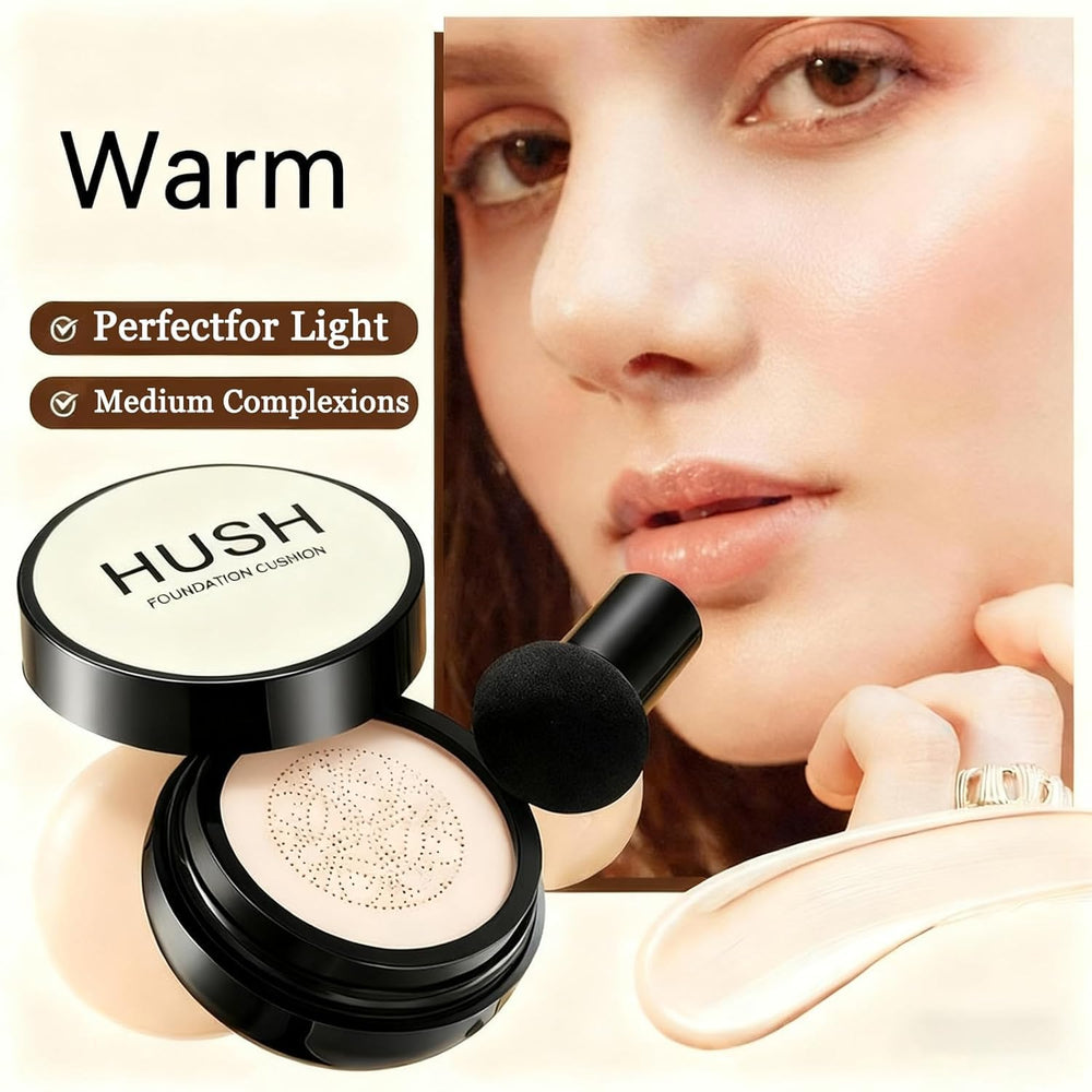 Foundation's warm golden undertone enhances balance for medium complexions