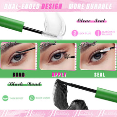 Hushlibaby waterproof, smudge-proof formula keeps lashes intact in heat and humidity