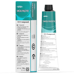 HushOil Molykote 111 compound valve lubricant in jar for durable seals.