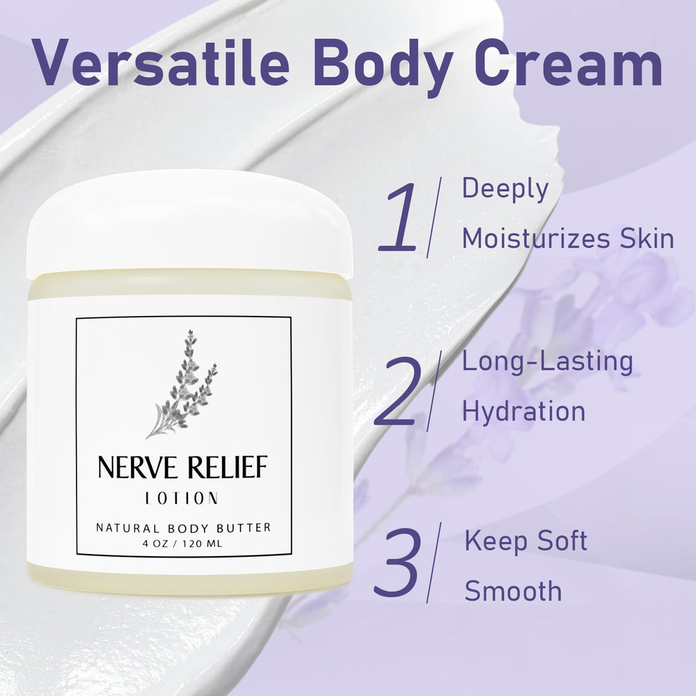 HUSPUR Neuropathy Cream packaging highlights 4 ounce size and value