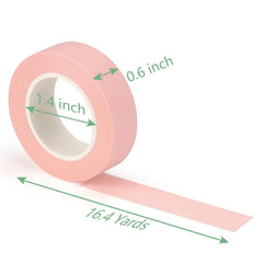 Hutou rainbow washi tape used to label boxes with cheerful colors.